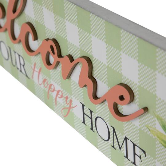 Welcome to Our Hoppy Home Easter Wall Sign